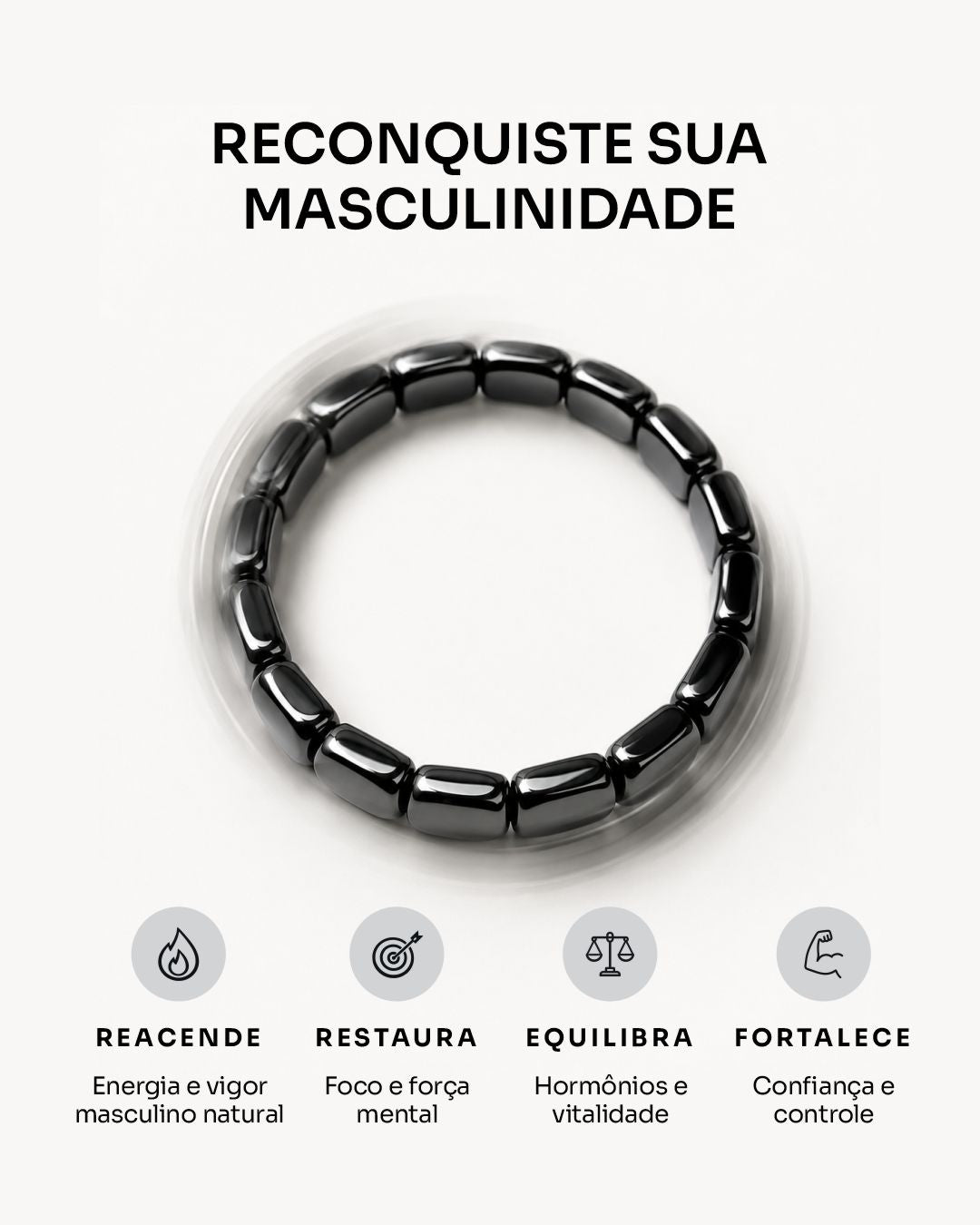 Pulseira Magnética Hemita